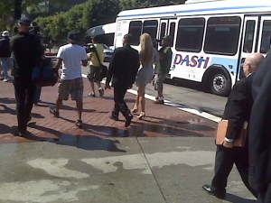 Denise Richards Leaving the Courthouse